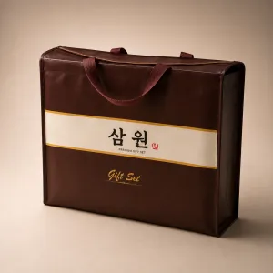 [주문제작] 부직포 합지 선물세트 (500x85x480mm) | 선물세트가방 판촉물 제작