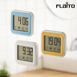 플라이토 디지털  욕실 흡착방수시계
