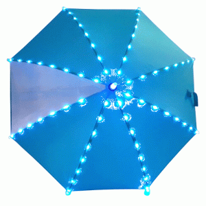 안전을 위한 LED 장우산 (58cm)