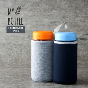 [티썸]마이보틀 350ml 파우치세트 (6.5*14.5cm) | 보틀선물세트 판촉물 제작