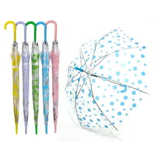 53 땡땡이 투명우산 (55cm) | 아동우산 투명우산 판촉물 제작