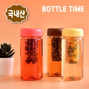 (보틀타임) 트라이탄 그린티보틀 350ml | 티보틀 녹차물병 판촉물 제작