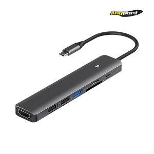 ¾Ö´ÏÆ÷Æ® 7IN1 ¾Ë·ç¹Ì´½ CŸÀÔÇãºê PD 100W µ¦½º ´ÑÅÙµµ SD AP-TC71PHS