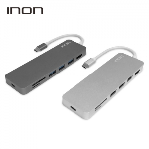 ̳ USB CŸ to 3.0 4Ʈ with HDMI / SD / Micro SD  IN-UH210C