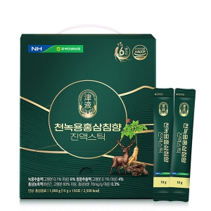 충북인삼농협 동의삼 천녹용 홍삼침향 진액스틱 10g 100포 AG028