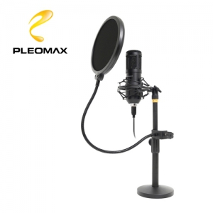 PLEOMAX 플레오맥스 PLM-Q70 USB 스탠드형 컨덴서 마이크로폰