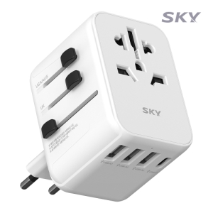 ½ºÄ«ÀÌ ÇÊ 17W ¿©Çà¿ë ¿ÃÀοø ÇØ¿Ü ¸ÖƼÇ÷¯±× 4Æ÷Æ® ¾î´ðÅÍ