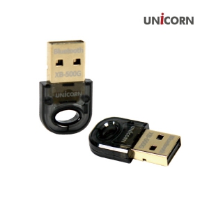유니콘 USB블루투스동글이 무선어댑터 리얼텍5.0 칩셋 오토페어링 XB-500G (17mm x 30mm x 6mm)