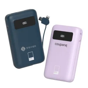 팬톤 18W 3in1 빌트인 케이블 디스플레이 보조배터리 10000mAh PGB-33A | 보조배터리 기획전 판촉물 제작