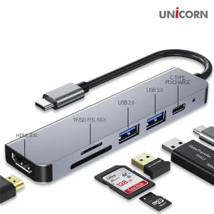[������] CŸ�� 6in1 HDMI 4K �̷��� ī�帮���� ��Ƽ��� PD100W ���� TH-601C