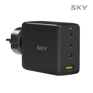 ½ºÄ«ÀÌ ÇÊ GaN 100W Á¢ÁöÇü ¸ÖƼ 4Æ÷Æ® PD3.0, PPS, QC4.0+ Ãʰí¼Ó A, CŸÀÔ À¯¼± ÃæÀü±â