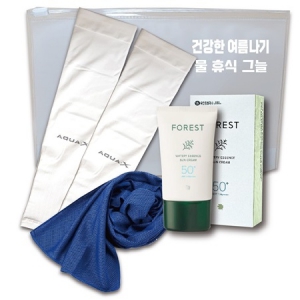 안심생활건강세트 2호 여름(선크림+쿨토시+쿨타올) | 썬크림 판촉물 제작