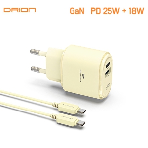 µå¸®¿Â °¡Á¤¿ë GaN PD 25W 2±¸ CtoC (¹öÅÍ)