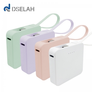 dsleah 디셀라 에이스핏 2500mAh 초미니 일체형 보조배터리 | 해림컴퍼니 판촉물 제작