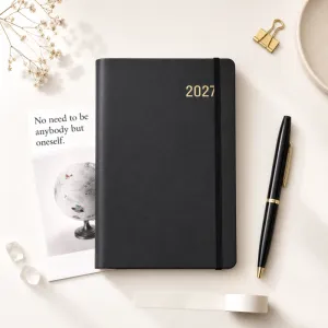 32절/별절/25절 스마트 검정 양장 (일체형)다이어리 | 양장형다이어리 판촉물 제작