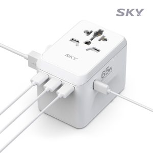 ½ºÄ«ÀÌ ÇÊ T65PD 2500W±Þ GaN 65W Ãʰí¼Ó 5Æ÷Æ® ÃæÀü ¾î´ðÅÍ