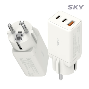 ½ºÄ«ÀÌ ÇÊ GE10 GaN 65W Á¢ÁöÇü 3Æ÷Æ® PD °í¼Ó ÃæÀü ¾î´ðÅÍ + 60W C to C 1.2M ÄÉÀ̺í