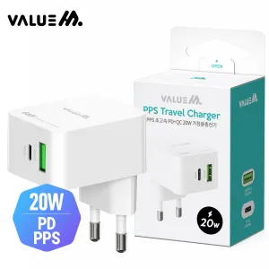 [�����] ������ ������ 20W(PD3.0+QC3.0) 2��Ʈ PPS �ʰ��� �и��� ������(���̺� ����/C+USB)