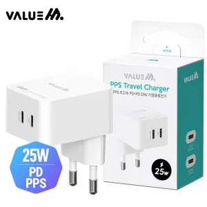 [�����] ������ ������ 25W(PD3.0+PD3.0) 2��Ʈ PPS �ʰ��� �и��� ������(���̺� ����)