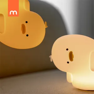 무아스 갸우뚱덕 LED 충전식 실리콘 무드등 | 미술관 기념품 제작 큐레이션 제작