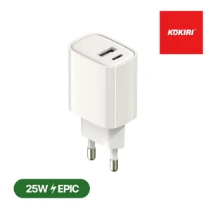 �ڳ��� KWC-K25PD1C1A EPIC GaN 25W A+C 2��Ʈ �ʰ��� ������