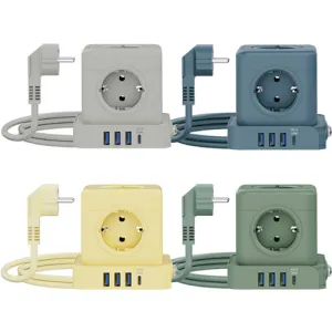 Ƽ���� TMC-10 20W �������� 5�� ��Ƽ�� ť�� ������ 4000W ���뷮 CŸ�� USB 4��Ʈ