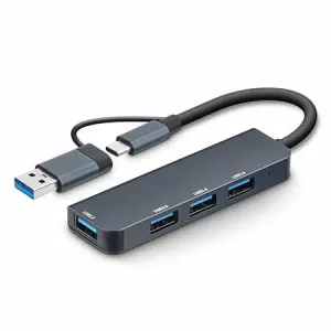 7NC USB 3.0 ��Ƽ��� 4��Ʈ ���Ŀ���� USB-C USB-A ��Ʈ�� Ȯ����� NCH-701