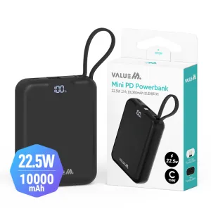 ������Ŀ PD 22.5W ���� CP ���̺� ��ü�� �̴� �������͸� 10000mAh
