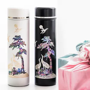 자개 송학 나전칠기 316 스테인레스 텀블러  500ml