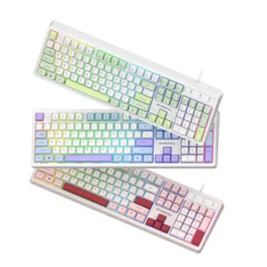 �ƽ�ƿ RGB ��극�� ���� Ű���� 104Ű �繫�� ���̹� Ű����