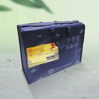 부직포선물세트_포인트 투명 선물세트 가방 (490*145*350mm) | 판촉물 제작