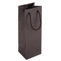 엠보 1병용 밤색 와인쇼핑백 (소)(90×80×250mm)(1묶음 50개) | 판촉물 제작