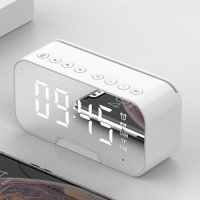 [비빅스] BW01 블루투스스피커+시계+라디오+알람+거치대+거울 일체형
