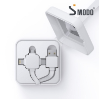 [에스모도] SMODO-242 멀티 고속충전 케이블 3A 3in1 | 판촉물 제작