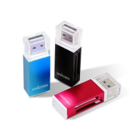 유니콘 XC-500A USB 4in1 휴대용 미니 카드리더기 (52x18x11mm / 8.8g)
