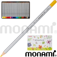 모나미 바우하우스 색연필36색세트 (7*176mm)