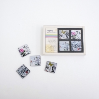 나빌레라 자개마그넷 4p 선물세트 (전통문양) 자개자석 전통공예품