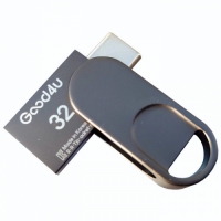 굿포유 C타입 OTG USB 2.0 360도 회전 메모리 (42x12x6.5mm)