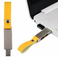 [캠브리트] 가죽 고리형 C타입 USB 메모리 3.0 16G~128G (SCT01)