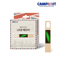 LED  USB2.0 32G GOLD Green Light