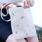 [주문제작] 복숭아 자수 에코백 (220x270mm)