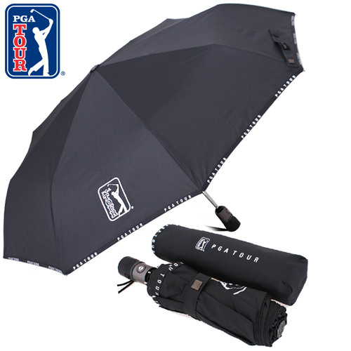 우산 3단/5단우산 PGA 3단 로고바이어스 완전자동우산 (55cm) 상품 사진