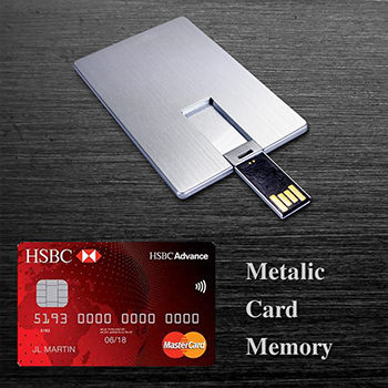 비빅스 CA105 메탈 카드형 USB메모리 (4GB-64GB)