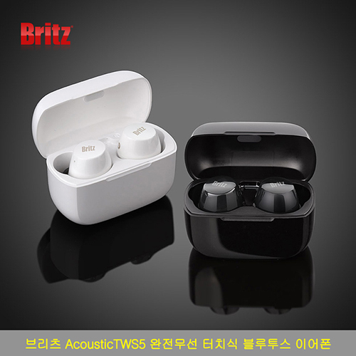 브리츠 AcousticTWS5 퀄컴 블루투스이어폰 (aptX IPX5 32H cVc기술)
