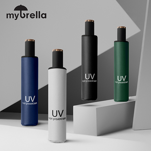 UV SOLID 3단 양우산-암막 자외선차단(UPF 50+) (55cm)