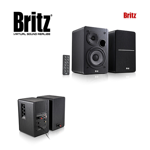 Britz 브리츠 BR-1600BT 2채널 Hi-Fi 블루투스 북쉘프 스피커