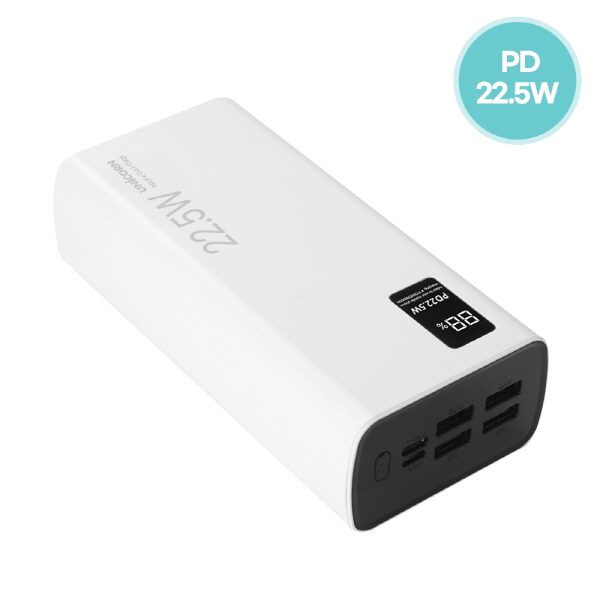 [] 뷮 30000mAh PD 22.5W ʰ  CŸ  ͸ PD-30000M (68mm x 40mm x 145mm / 611g)