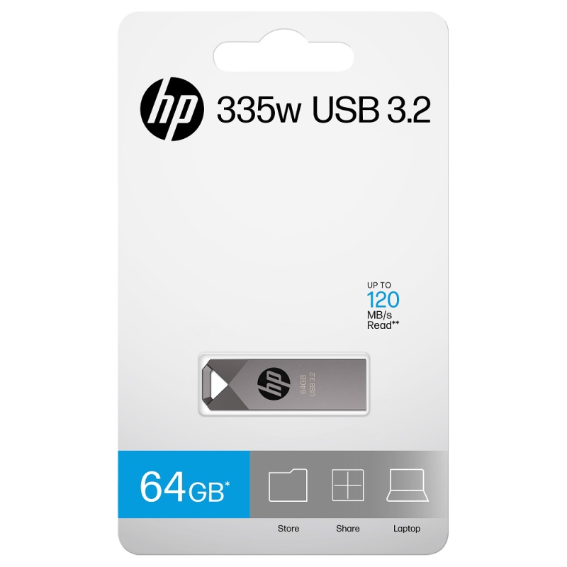USB޸ USB޸(ƽ) HP 335W USB 3.2 Flash Drives ޴ ġ 64GB~ 256GB ǰ 