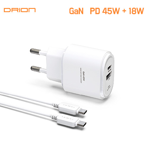 Ʈǰ ڵ   帮  GaN PD 45W 2 1.5m CtoC ̺ ǰ 