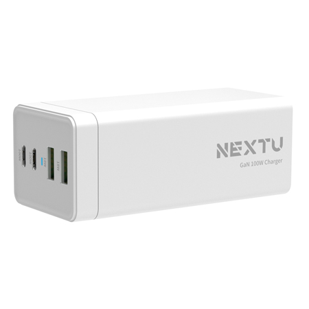 ǻͿǰ USB/ NEXTU ؽƮ 4Ʈ  GaN ʰ Ƽ 100W NEXT-QC628GAN ǰ 